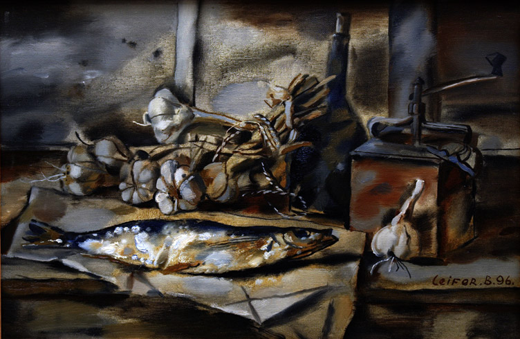 Boris Leifer - Still Life with Herring