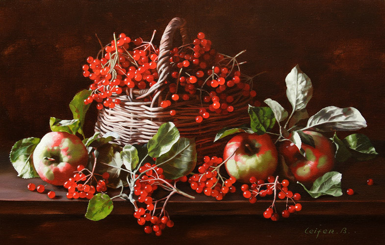 Boris Leifer - Guelder Rose Berries and Apples