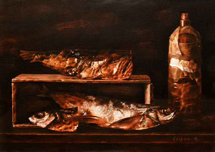 Boris Leifer - Still Life with Fish